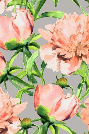 平面花卉印花华亿平台图片