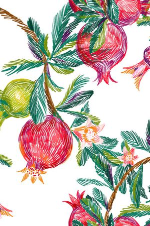 平面花卉印花华亿平台图片