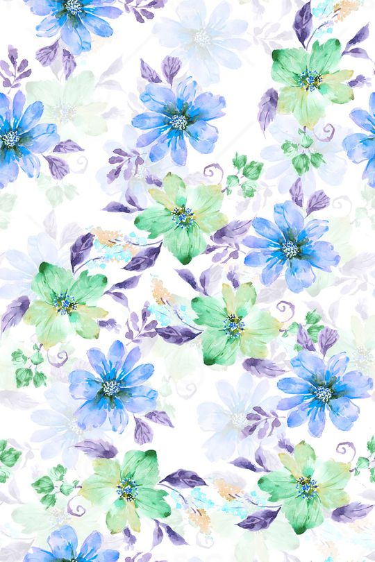 小清新印花华亿平台图片