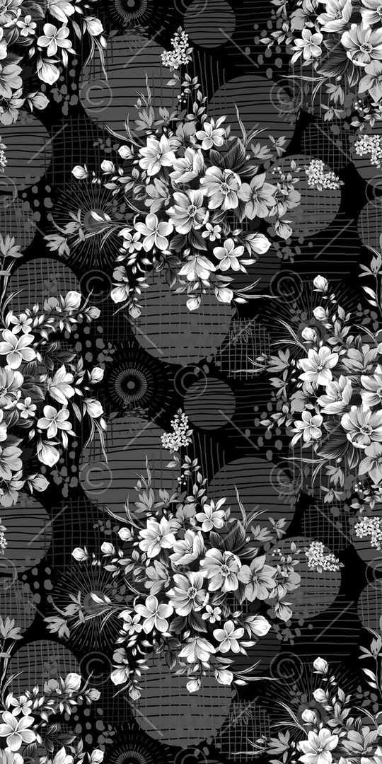 黑白华亿平台印花华亿平台图片