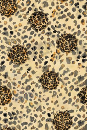 豹纹印花华亿平台图片