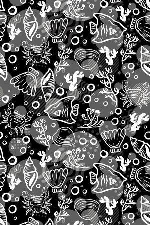 黑白华亿平台印花华亿平台图片