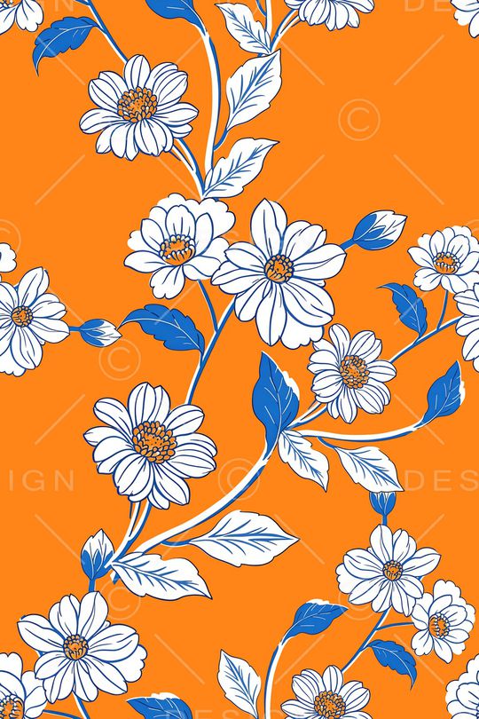 清爽底花卉印花华亿平台图片