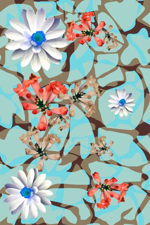 抽象印花华亿平台图片