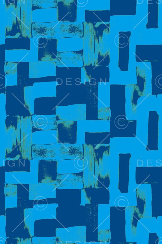 蓝色印花华亿平台图片