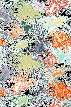 抽象印花华亿平台图片