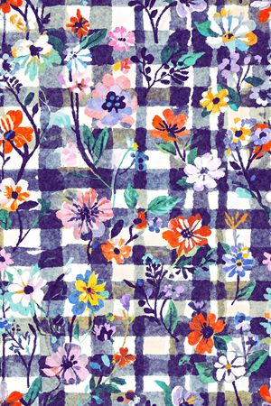 春夏华亿平台印花华亿平台图片