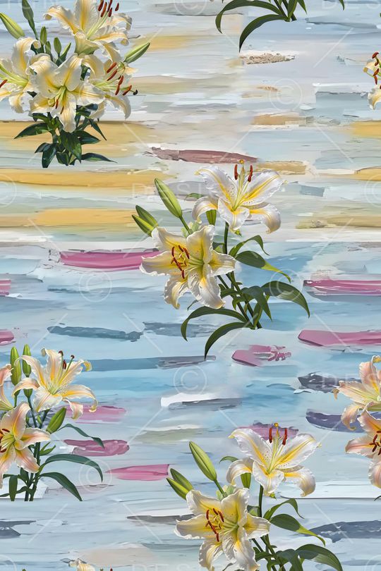 油画底纹印花华亿平台图片