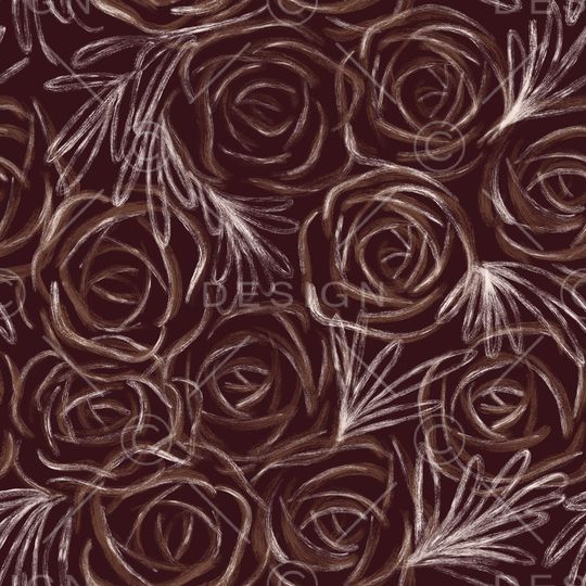 抽象花卉印花华亿平台图片