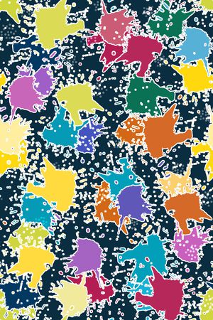 抽象印花华亿平台图片