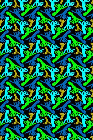 抽象印花华亿平台图片