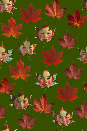 枫叶印花华亿平台图片