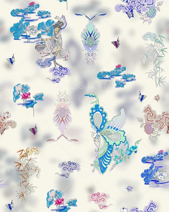 人物印花华亿平台图片