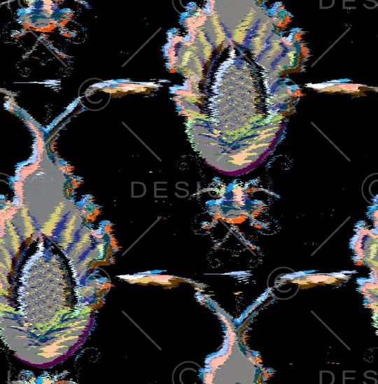 抽象印花华亿平台图片