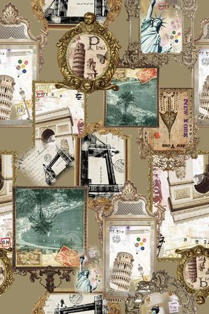 欧式印花华亿平台图片