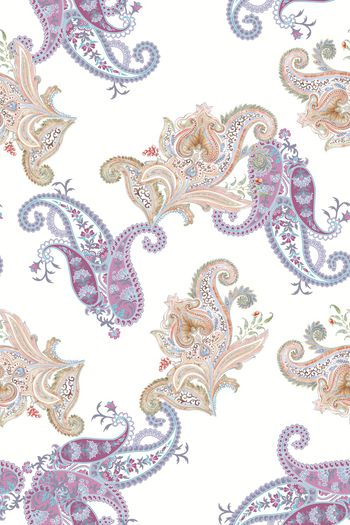 佩斯利印花华亿平台图片