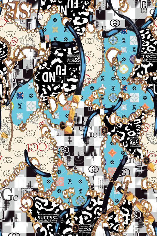 字母印花华亿平台图片