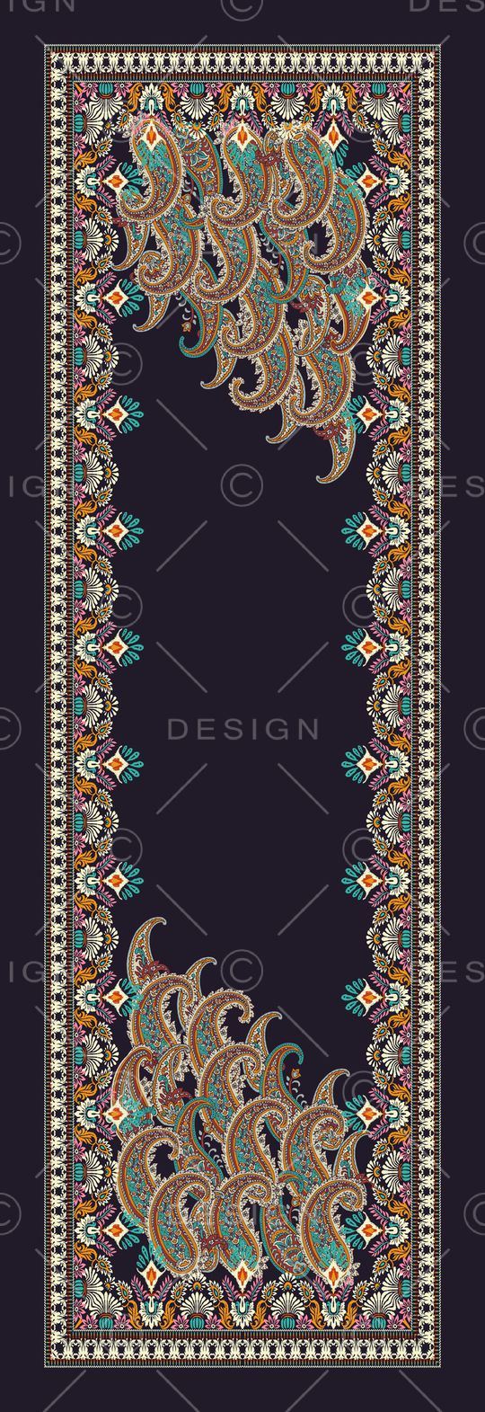 围巾印花华亿平台图片