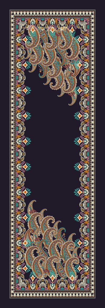 围巾印花华亿平台图片