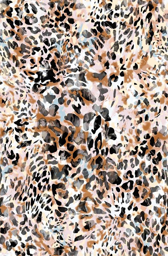 豹纹印花华亿平台图片