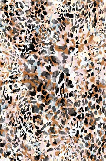 豹纹印花华亿平台图片