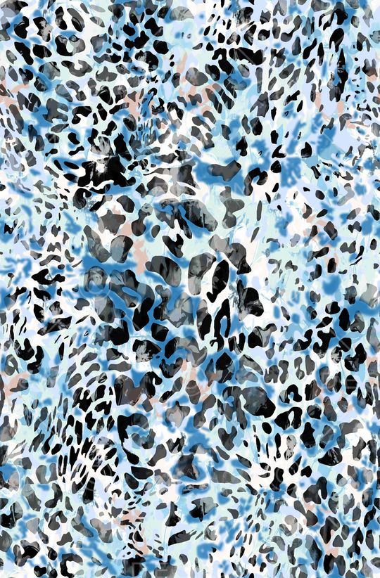 豹纹印花华亿平台图片