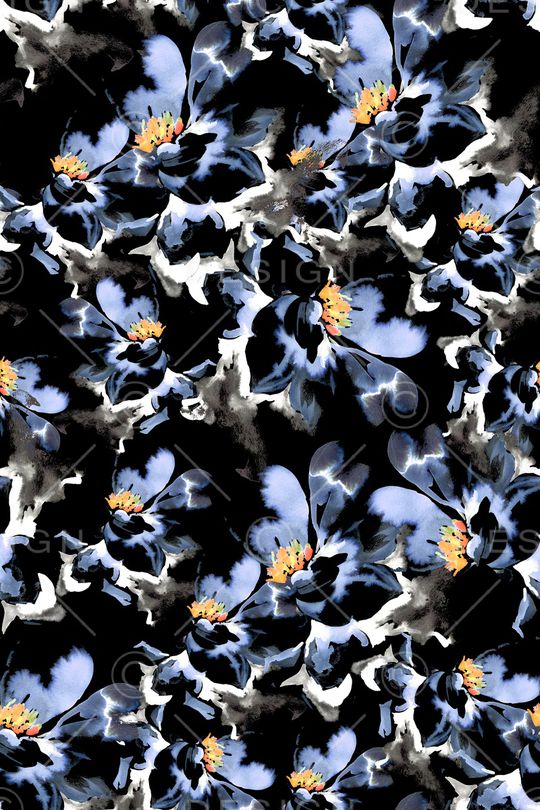 水墨风印花华亿平台图片