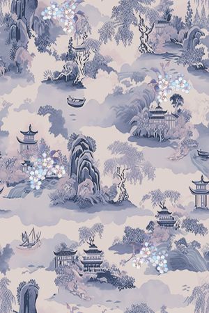 真丝印花华亿平台图片