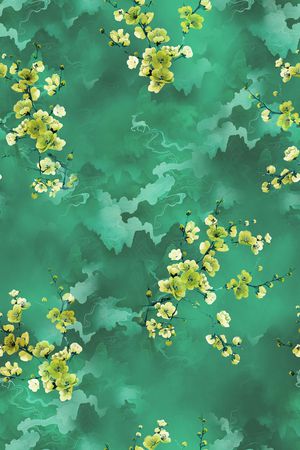 复古印花华亿平台图片