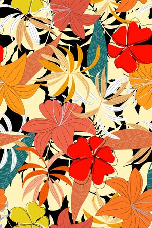 植物印花华亿平台图片