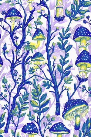 植物印花华亿平台图片