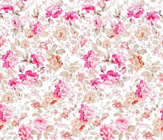 白底花印花华亿平台图片