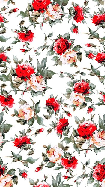 白底花印花华亿平台图片