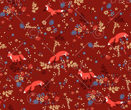 狐狸印花华亿平台图片