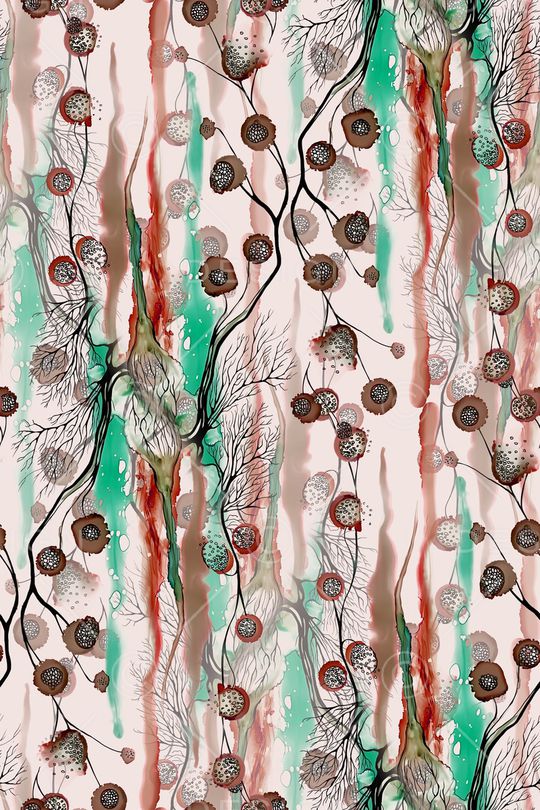 线条画印花华亿平台图片