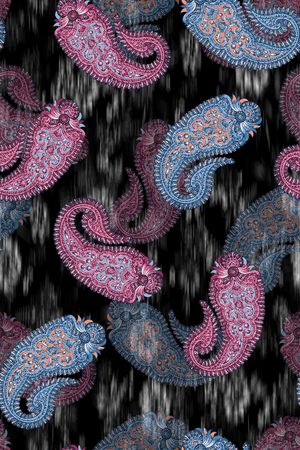 黑底印花华亿平台图片