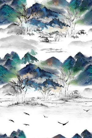 山水印花华亿平台图片