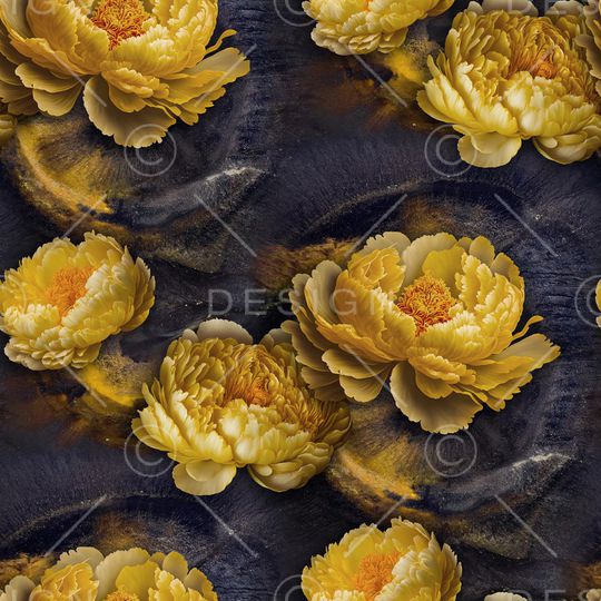 晕染肌理印花华亿平台图片