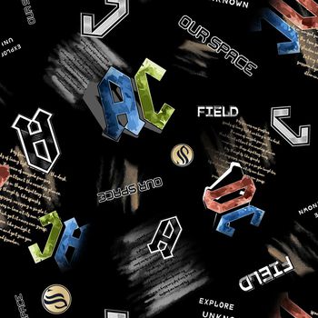 字母印花华亿平台图片