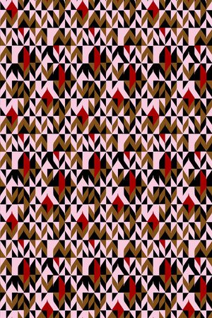 几何印花华亿平台图片