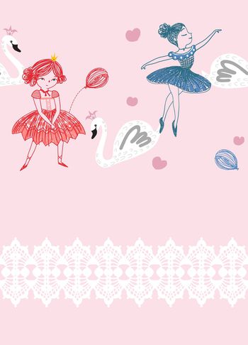 卡通人物印花华亿平台图片