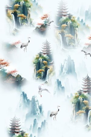 水彩印花华亿平台图片