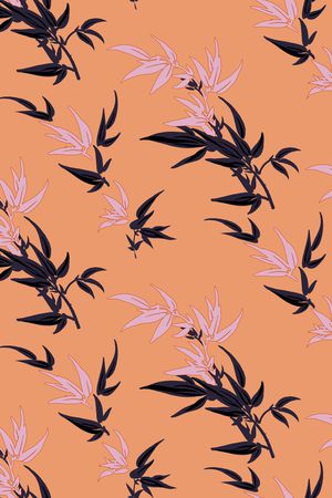 竹叶印花华亿平台图片