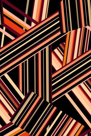 条纹印花华亿平台图片