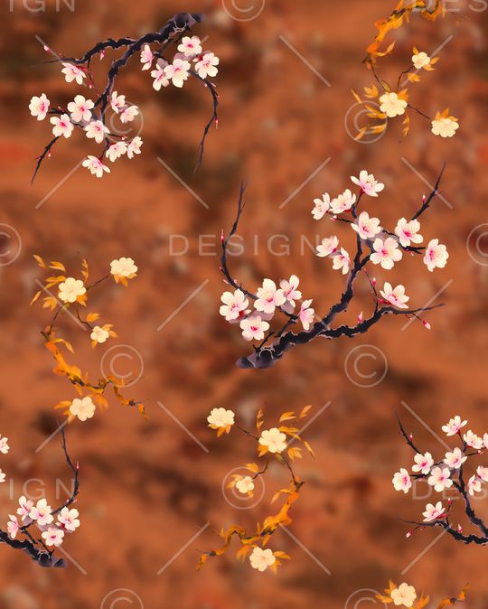 梅花印花华亿平台图片