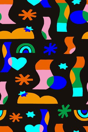 几何印花华亿平台图片