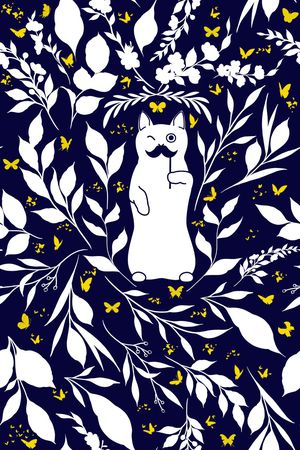 猫印花华亿平台图片