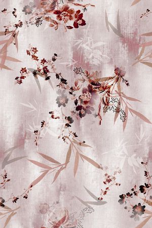 真丝印花华亿平台图片