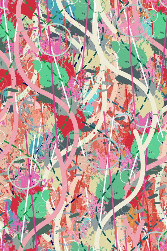 抽象印花华亿平台图片