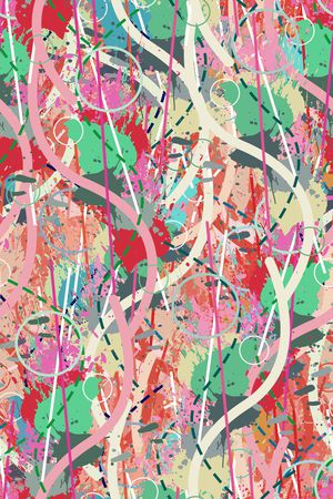 抽象印花华亿平台图片